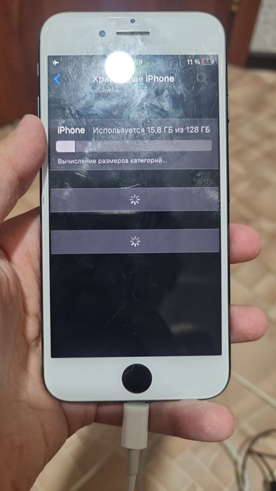 Iphone 7 акб 100 память 128
