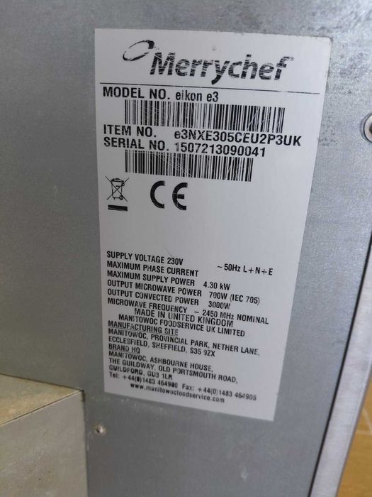 Печка MerryChef eikon e3