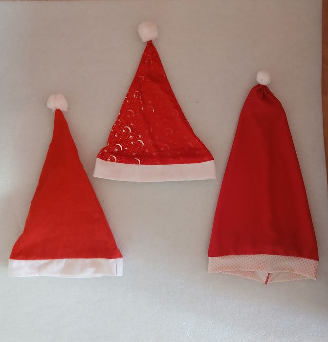 6 Коледни шапки на Дядо Коледа и диадема с рога
