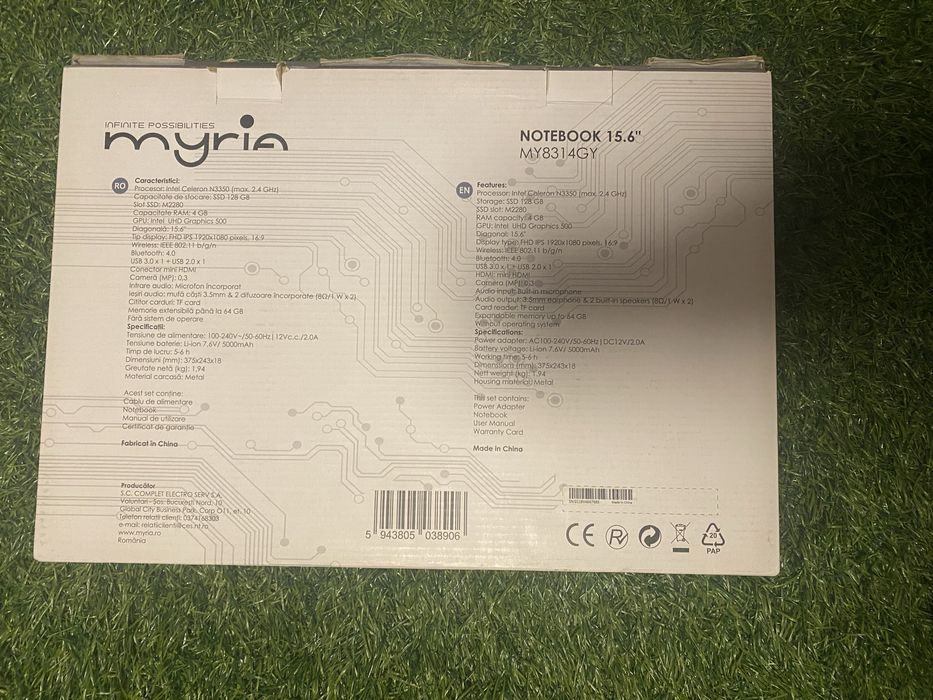 Laptop MYRIA.