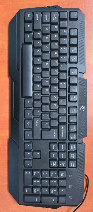 Tastatura gaming White Shark Dakota, Iluminare LED, Negru