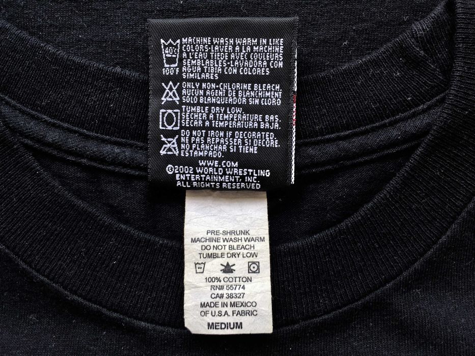 VINTAGE 2002 WWE™ BILL GOLDBERG 100% U.S.A. Cotton Men's Tee — M