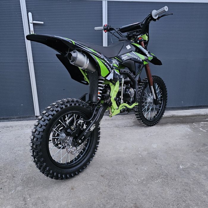 KXD 125cc hurricane Green Motocicleta Motocross Cross