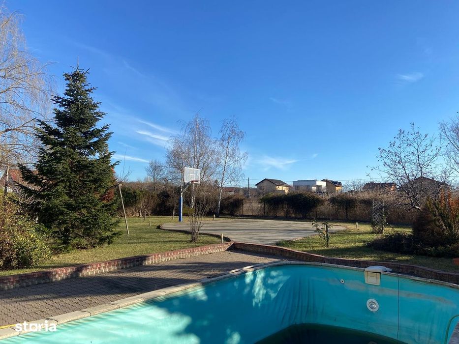 Str. Unirii / Corbeanca / Vila 7 camere cu piscină și garaj