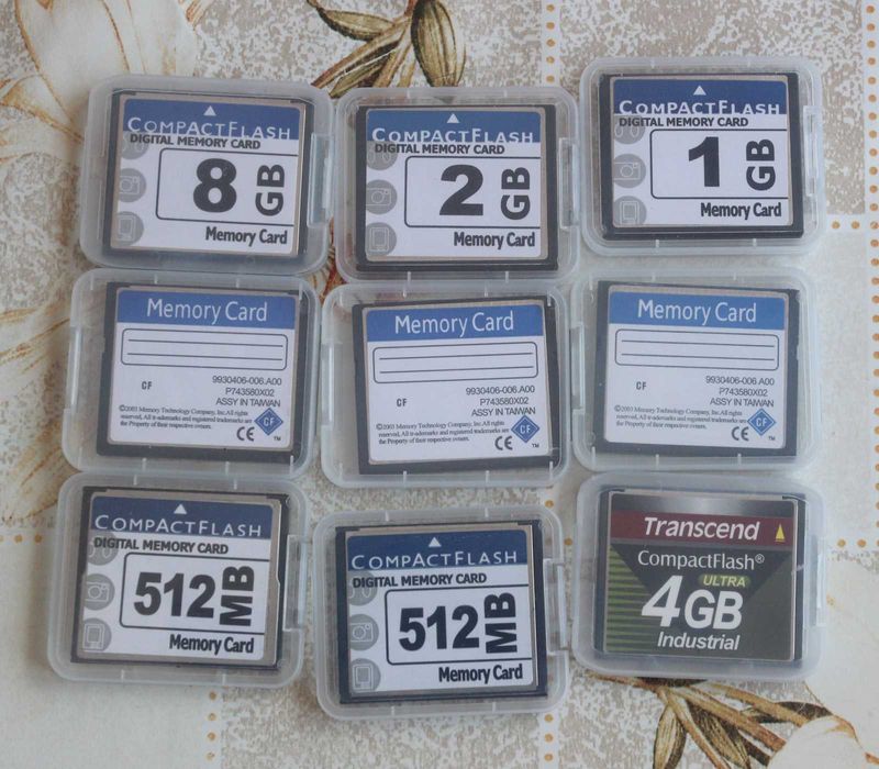 Карти памет CF Card 2GB, 8GB Compact Flash Card