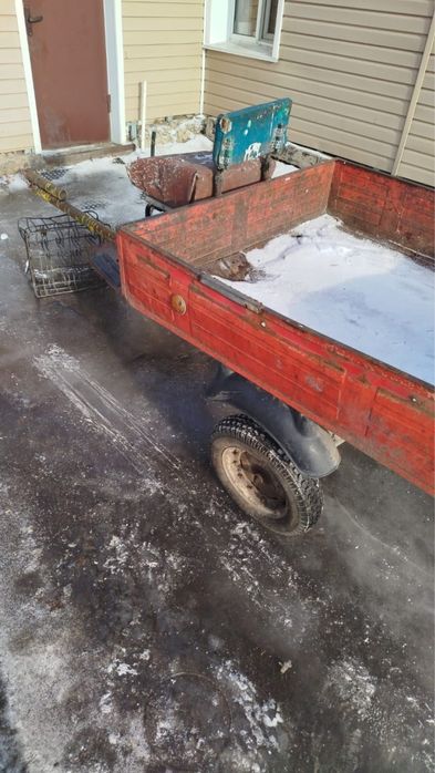 Прицеп на мото блок