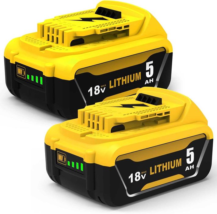 2X DCB184 Резервна батерия за Dewalt 18V 5000mAh за батерия Dewalt 1 бр- 29 , 2 бр- 51