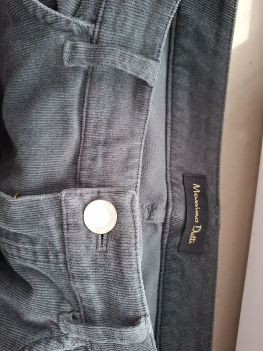 Pantaloni catifea reiata Massimo Dutti 38