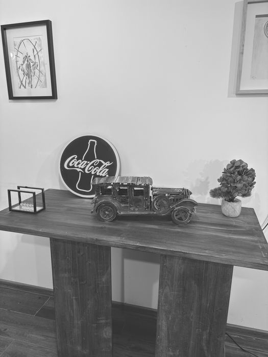 Sculptura masina de epoca FIER- cadou ideal