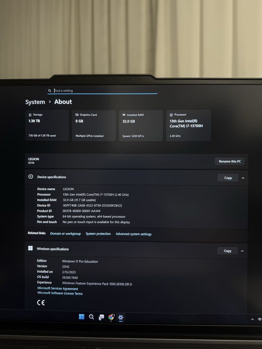 Lenovo LEGION Slim 5 ,RTX 4070 , i7-13700H , 32GB RAM , CA NOU