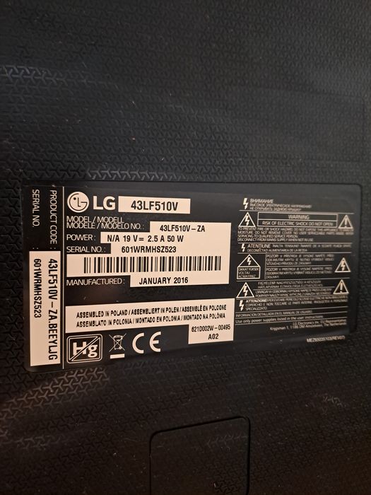 Телевизор LG 43' Full HD