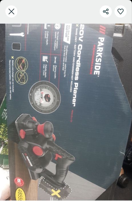 Rindea parkside performance 20v noua cu garantie