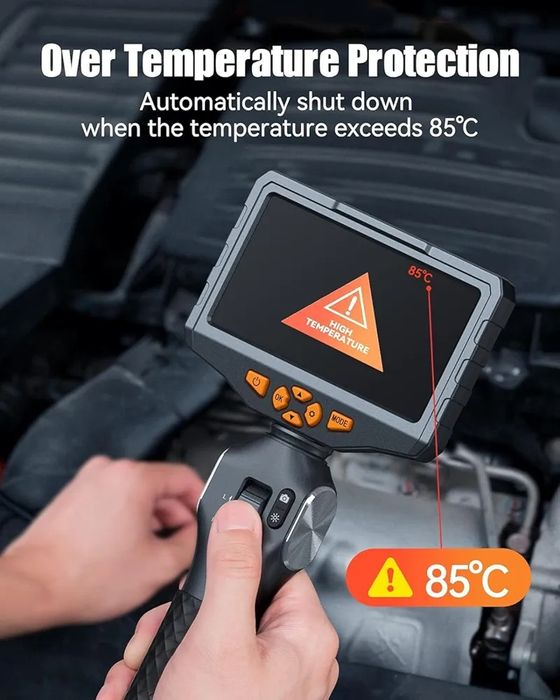 Cameră endoscopică Teslong TD500,cu lumină, cameră endoscopică rotativ