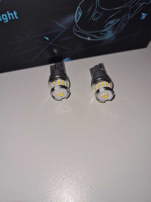Set 2x LED T10 W5W Canbus 6500K - Poziții / Interior