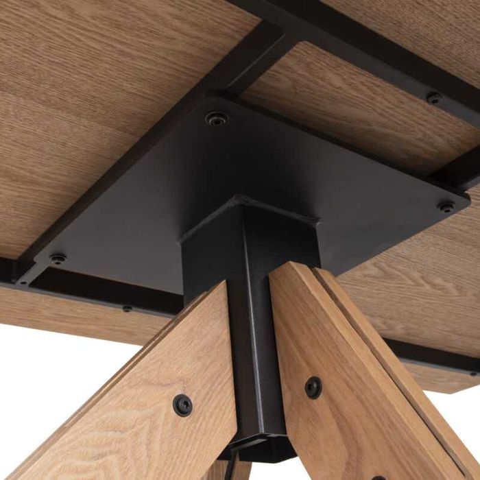 Комплект за трапезария, HM21042, Натурален, МДФ, 180x90x75см.