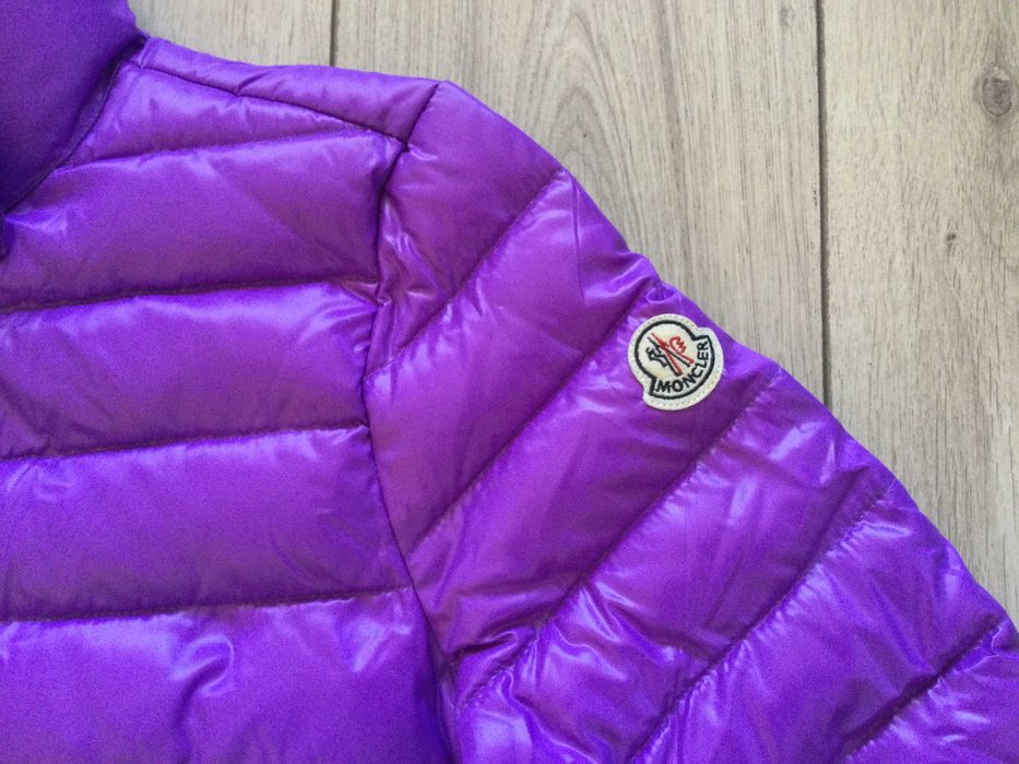 НОВО дамско лилаво / виолетово пухено яке MONCLER размер 2 / M