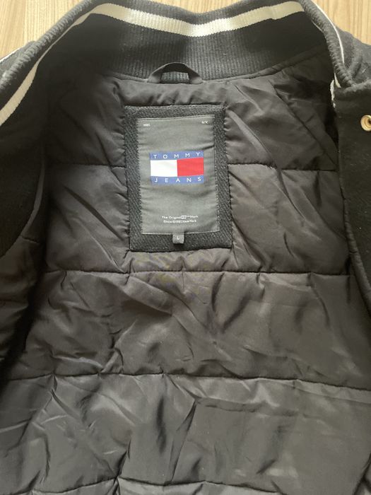 TOMMY HILFIGER bombers / мъжки вълнен зимен бомбър/яке L/XL