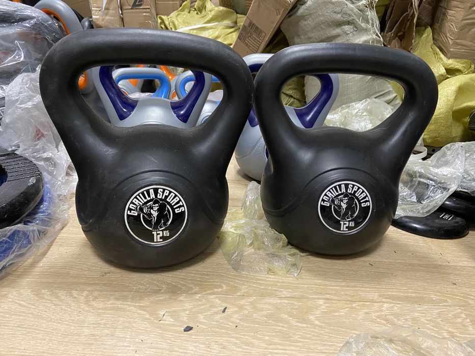 Kettlebell set 24 kg- 12 kg+12 kg= 24 kg noi made in germany profesion