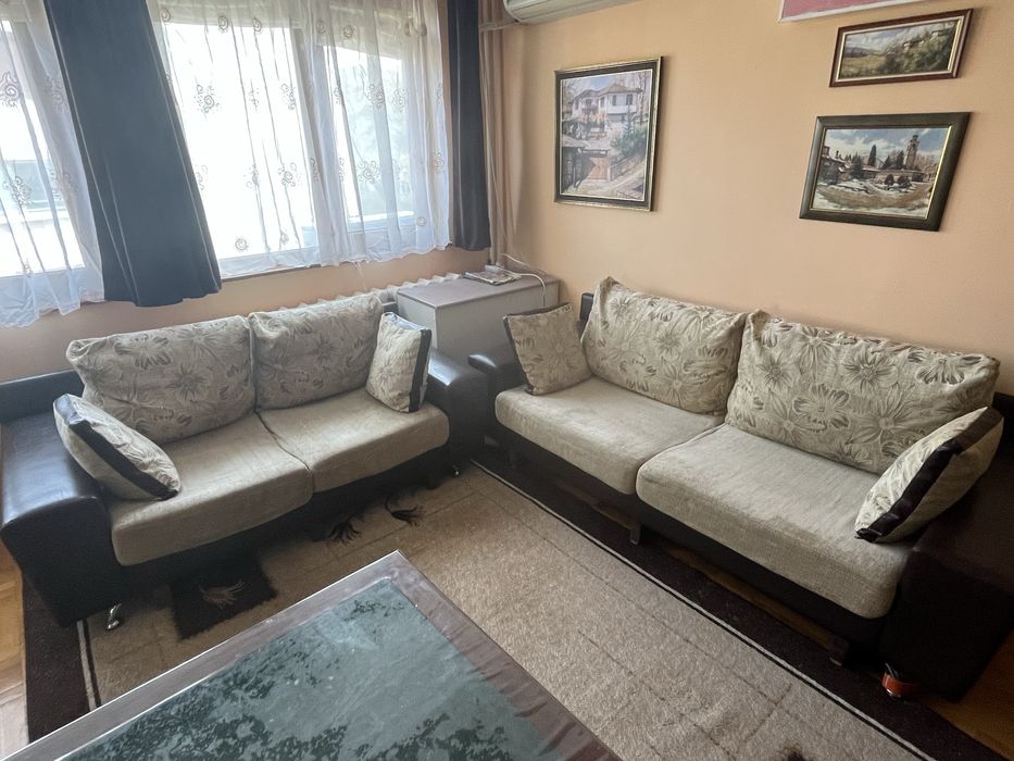 Комплект дивани двойка + тройка, продават се и по отделно