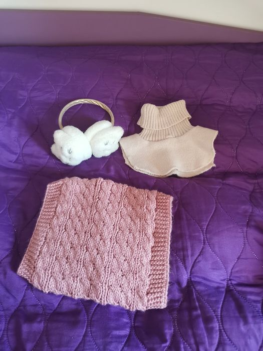 Шапка+шал за момиче