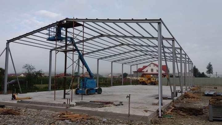 Hală metalică diferite dimensiuni lichidare de stoc
