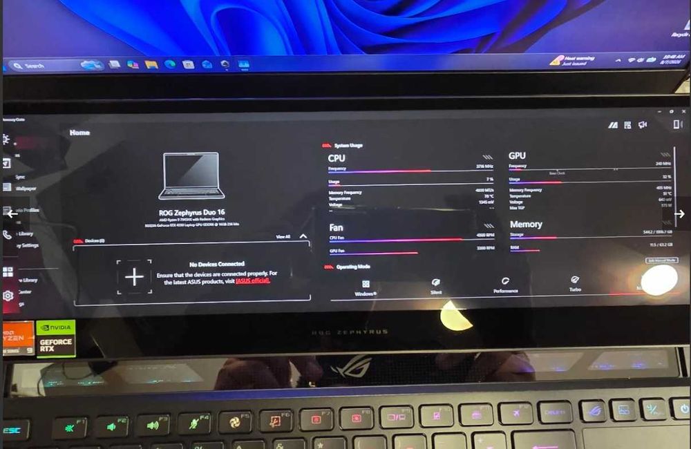 Asus ROG Zephyrus Duo 16 GX650PY 64GB RAM