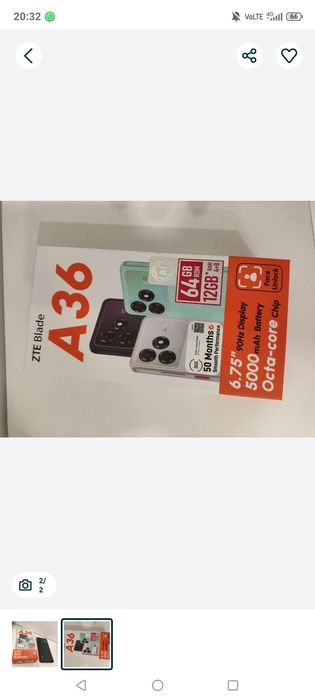 Zte blade a36 хорошие телефон