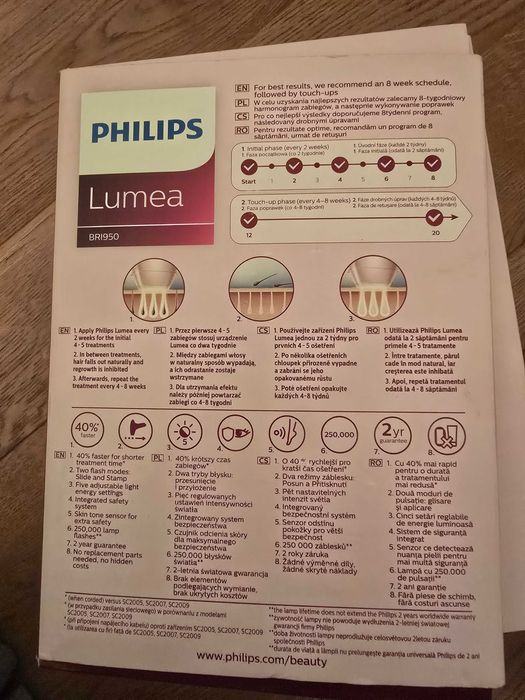 Фотоепилатор Philips Lumea Prestige Bri950