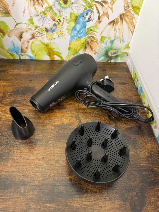 Marseille Сешоар с дифузер, йонна функция, черен, с нарушена опаковка