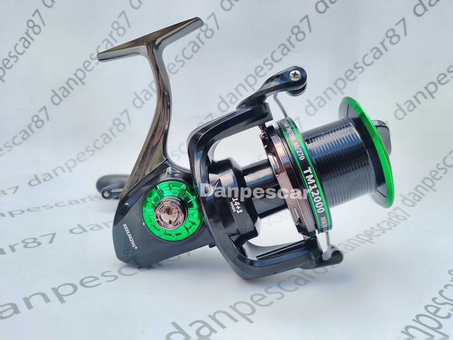 Mulineta Crap REELSKING TM12000 cu tambur long-cast  0,40mm/510m