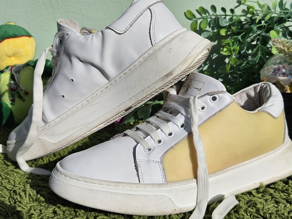 Италиански мъжки кецове от кожа N42