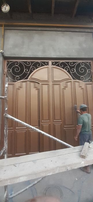 Darvoza reshotkalarga kraska lak sepamiz