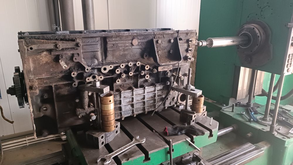 Расточка блока. Уральск