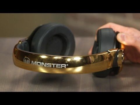 Нераспечатанные наушники Monster 24K DJ Over-Ear Gold Limited Edition