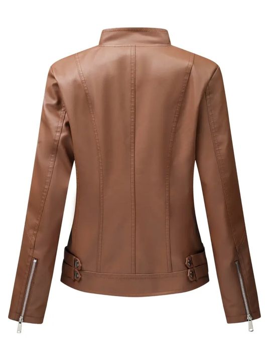 Дамско кожено яке
