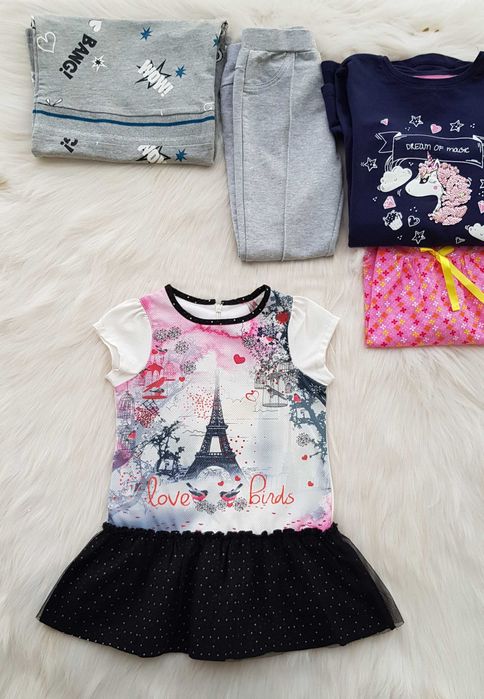 Дрехи за момиче 3-5 години цена 3,50лв брой