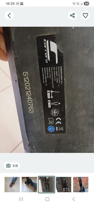 Trotineta electrica Carrera