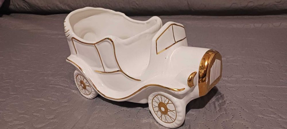 Jardiniera ceramica masina de epoca