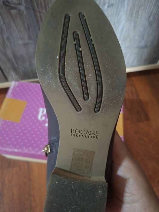 Кожанные козачки ботинки