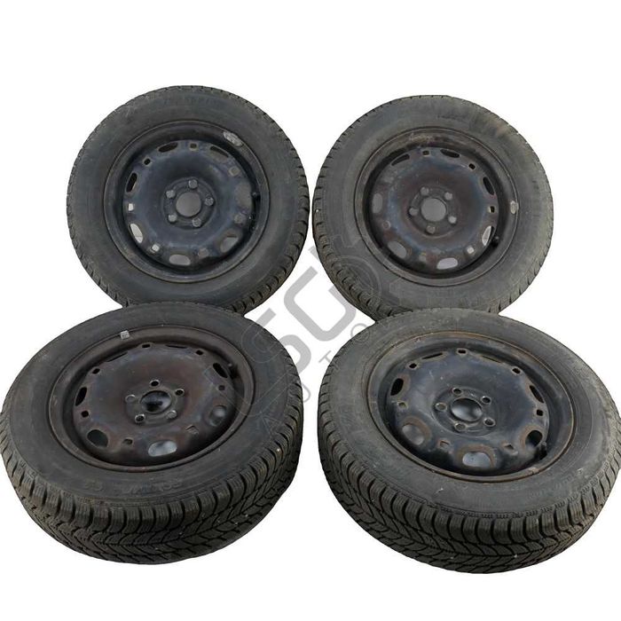 Стоманени джанти 5x100 с гуми R14 Skoda Fabia I (6Y)  ID:151618