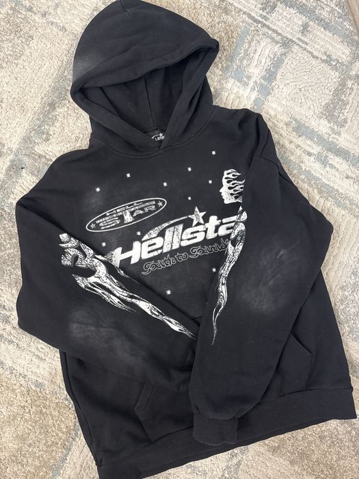 Черное худи hellstar