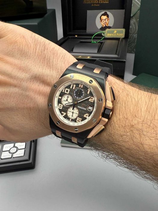 Audemars Piguet offshore 44mm черно злато