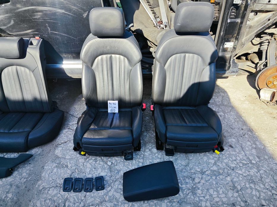 S-line кожен салон Audi A6 A7 C7 4G кожа ръчен с надуване Н125