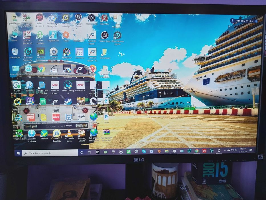 Calculator  I5 8400+windows 11 cod activare negociabil+monitor 27 inch