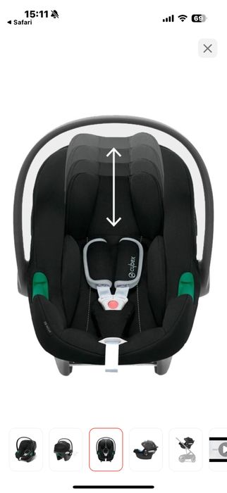 Продаю автолюльку Cybex Aton B2 i-Size 0+