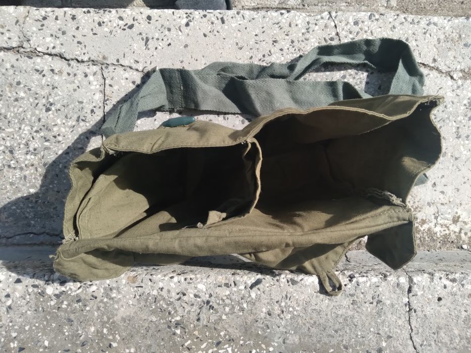 Торба за противогаз / брезенти чанта/ и раница мешка