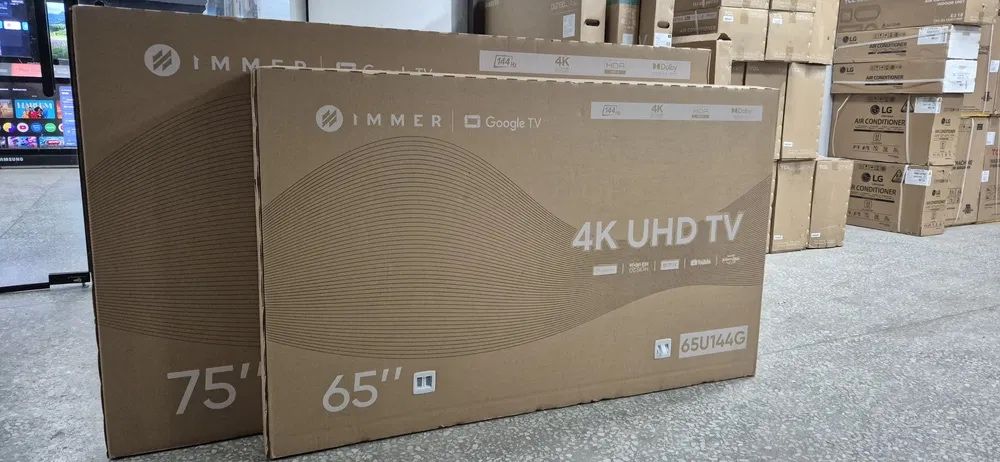 Телевизор IMMER 55/65 4K UHD google tv бесплатная доставка