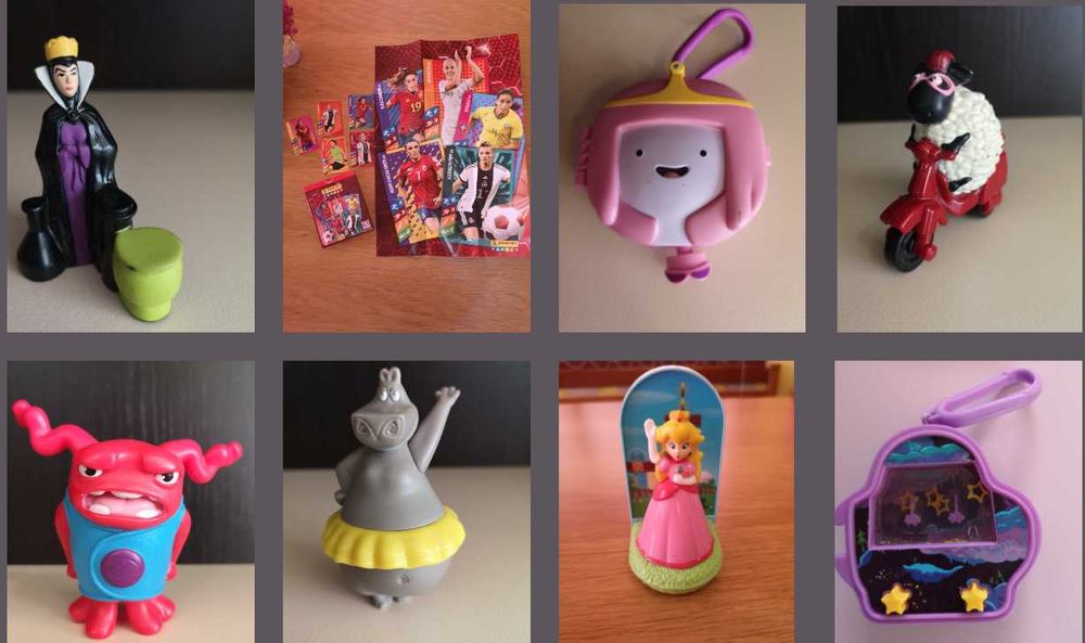 Огромна колекция - Kinder Surprise,Joy,Funco,BURGER KING, McDonald's