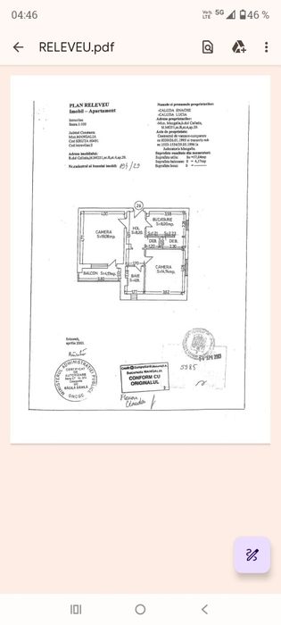 Apartament 2 camere bulevardul calatis