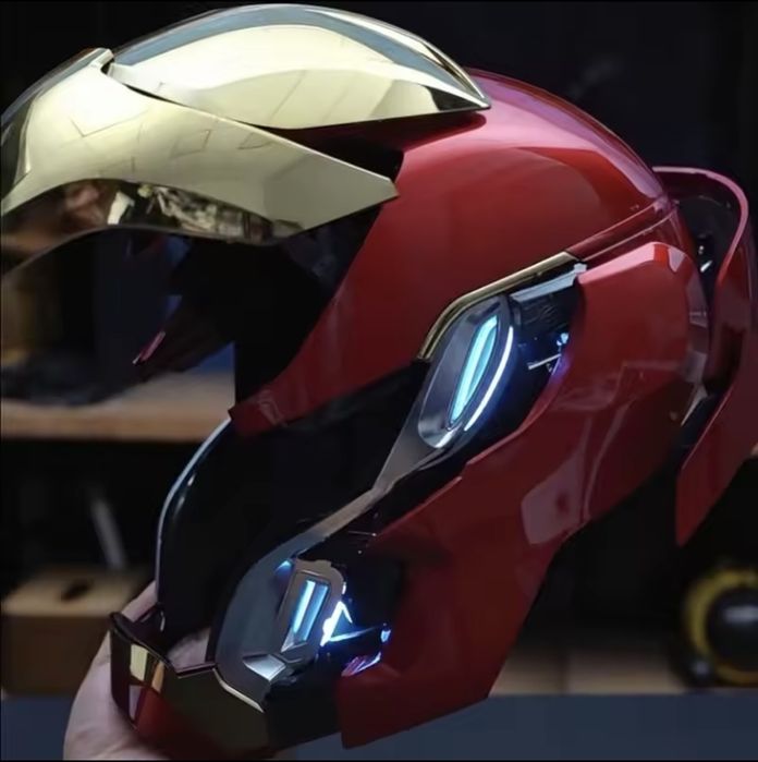 Masca casca 1:1 Iron Man MK 50 model nou motorizata telecomanda noua